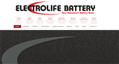 Desktop Screenshot of electrolifebattery.com